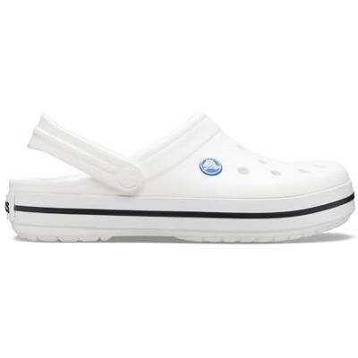 Crocs Crocband Clogs Unisex, White Crocs Crocband Clogs Unisex, White
