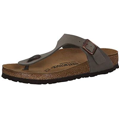 Birkenstock Women's Gizeh Birko-Flor Nubuck Toe Separators (Gizeh Birko-flor Nubuck) Grey Stone, size: 36 EU Birkenstock Women's Gizeh Birko-Flor Nubuck Toe Separators (Gizeh Birko-flor Nubuck) Grey Stone, size: 36 EU