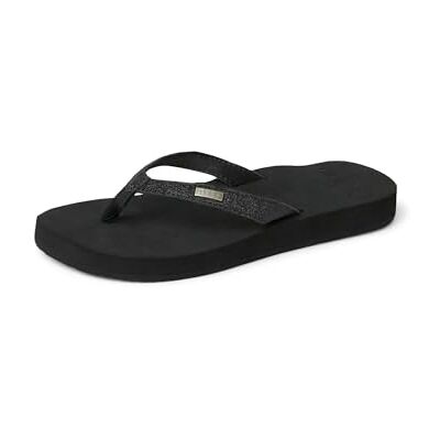 Reef Women's Star Cushion Flip Flops, (Black), 3 UK 35 EU Reef Women's Star Cushion Flip Flops, (Black), 3 UK 35 EU