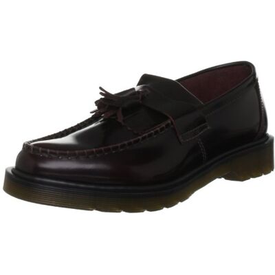 Dr. Martens Unisex Adults Adrian Slip-on Loafer, Red (Burgundy), 9 UK (43 EU) Dr. Martens Unisex Adults Adrian Slip-on Loafer, Red (Burgundy), 9 UK (43 EU)