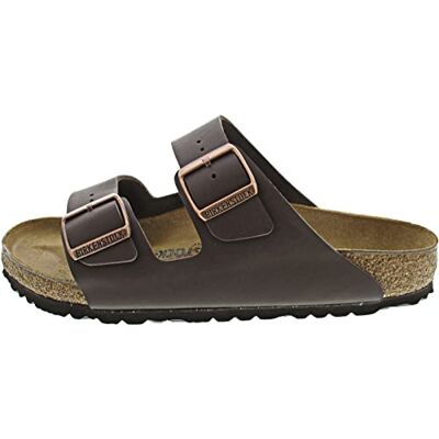 Birkenstock Men’s Arizona Birko-Flor Sandals Brown - Birkenstock Men’s Arizona Birko-Flor Sandals Brown -