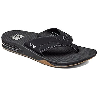 Reef Fanning, Men's Flip-flops Black 45 EU Reef Fanning, Men's Flip-flops Black 45 EU
