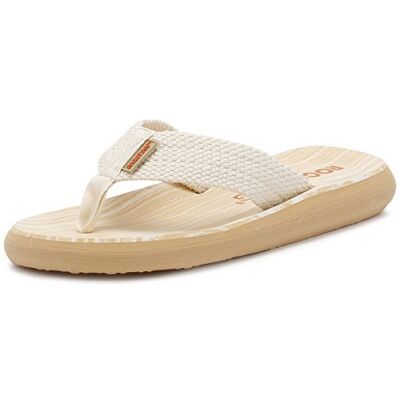 Rocket Dog Women’s Sunset Webbing Flip Flops Beige (Double Cream), 4 UK (37 EU) Rocket Dog Women’s Sunset Webbing Flip Flops Beige (Double Cream), 4 UK (37 EU)