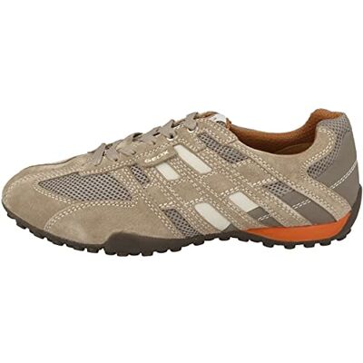 Geox Men's U Snake K Trainers, Beige Dk Orange, 39 eu Geox Men's U Snake K Trainers, Beige Dk Orange, 39 eu