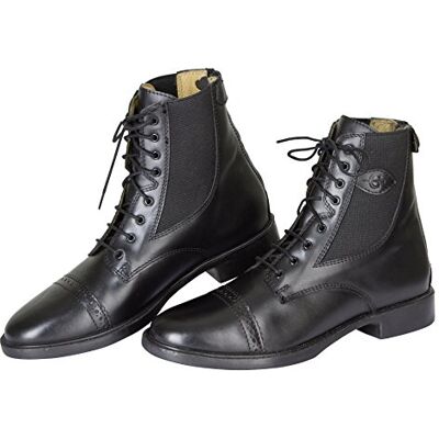 Kerbl Covalliero Unisex's Kid's Monaco Riding Half Boots-Black, Size 44 Kerbl Covalliero Unisex's Kid's Monaco Riding Half Boots-Black, Size 44
