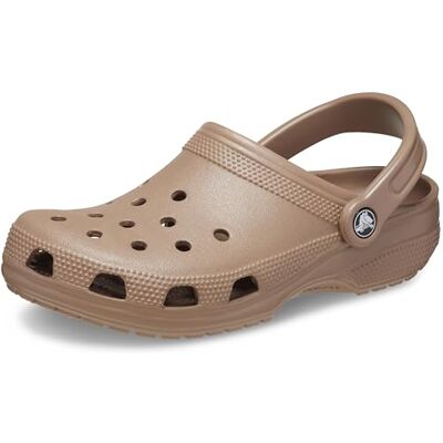 Crocs Unisex Adult Classic Clogs, Brown Khaki, 9/10 UK Crocs Unisex Adult Classic Clogs, Brown Khaki, 9/10 UK