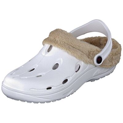Chung Shi DUX Winter Unisex Adult Clogs, White, (4 UK) (38 EU) Chung Shi DUX Winter Unisex Adult Clogs, White, (4 UK) (38 EU)