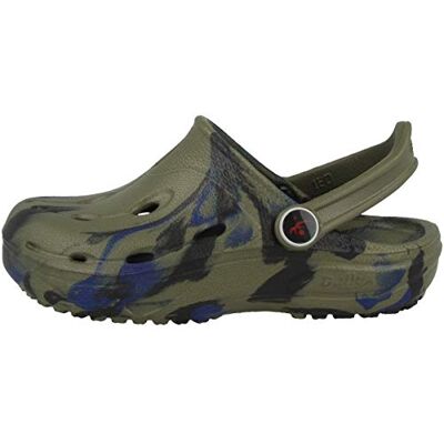 Chung Shi Unisex Dux Children's Clogs (Dux Kids) Khaki Navy Black, size: 20/21 EU Chung Shi Unisex Dux Children's Clogs (Dux Kids) Khaki Navy Black, size: 20/21 EU