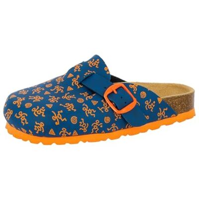 Lico Boys'' Bioline Clog Kids Blue Blau/Orange, 13.5 UK Child Lico Boys'' Bioline Clog Kids Blue Blau/Orange, 13.5 UK Child
