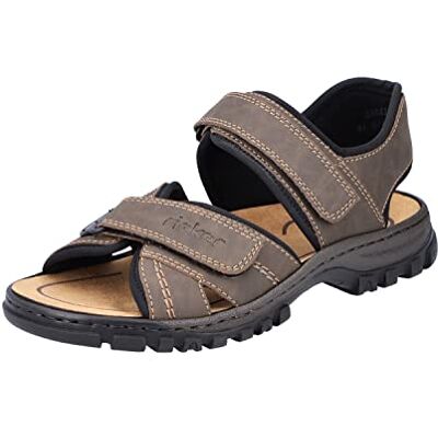 Rieker Men's Sandals, 25051 Brown 43 EU Rieker Men's Sandals, 25051 Brown 43 EU