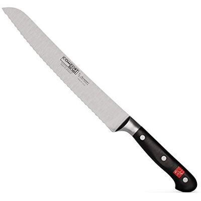 Burgvogel Solingen Comfort Line 6990.911.23.2 Bread Knife with Wave, Blade Length: 23 cm, Black Burgvogel Solingen Comfort Line 6990.911.23.2 Bread Knife with Wave, Blade Length: 23 cm, Black