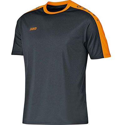 JAKO Unisex Striker T-Shirt Multi-Coloured Anthrazit/Neonorange Size:164 (EU) JAKO Unisex Striker T-Shirt Multi-Coloured Anthrazit/Neonorange Size:164 (EU)
