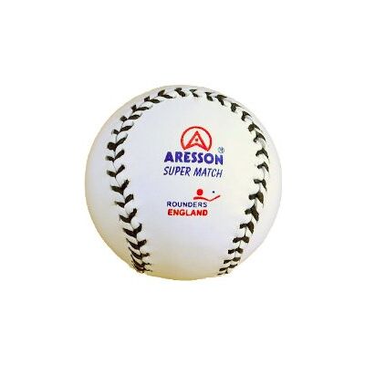 Aresson Super Match Rounders Ball White, 18.2cm Aresson Super Match Rounders Ball White, 18.2cm