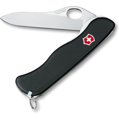 Victorinox Sport Sentinel Pocket Knife with Clip, Black, One Size Victorinox Sport Sentinel Pocket Knife with Clip, Black, One Size