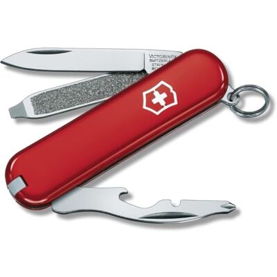 Victorinox 06163"Rally Small Pocket Knife, Red Victorinox 06163"Rally Small Pocket Knife, Red
