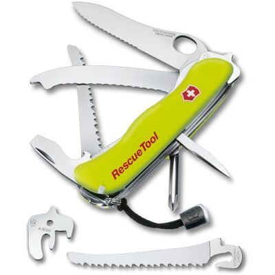 Victorinox Pocket Knife Rescue Tool (15 Functions, Front Slice Saw, Disc Specifications) Yellow Night Luminous Victorinox Pocket Knife Rescue Tool (15 Functions, Front Slice Saw, Disc Specifications) Yellow Night Luminous