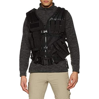 Mil-Tec Army USMC Tactical Assault Vest Black Mil-Tec Army USMC Tactical Assault Vest Black