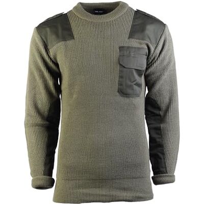 Mil-Tec Military jumper Import, Olive (48) 48, Olive Green Mil-Tec Military jumper Import, Olive (48) 48, Olive Green
