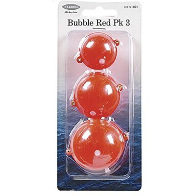 FLADEN Assorted Bubble Floats (Pack of 3) Red FLADEN Assorted Bubble Floats (Pack of 3) Red