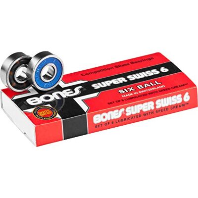 Bones Super Swiss 6 Competition Skate Bearings(8mm) Bones Super Swiss 6 Competition Skate Bearings(8mm)