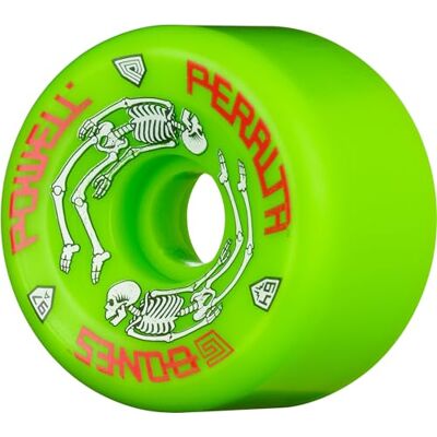 Powell Rat Bones Green (90 A) 60 mm Wheels (Set of 4) Green grün grün Size:64 mm Powell Rat Bones Green (90 A) 60 mm Wheels (Set of 4) Green grün grün Size:64 mm