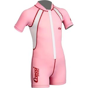Cressi Kid Shorty Wetsuit 1.5 mm Shorty Wetsuit for Children Ultra Stretch Neoprene, Pink/White, XXL (7/8 Years) Cressi Kid Shorty Wetsuit 1.5 mm Shorty Wetsuit for Children Ultra Stretch Neoprene, Pink/White, XXL (7/8 Years)