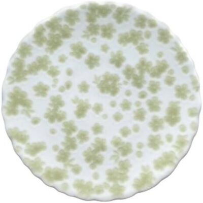 Grønn Slåpeblom Dessertplate Wik & Walsøe 13cm Grønn Slåpeblom Dessertplate Wik & Walsøe 13cm