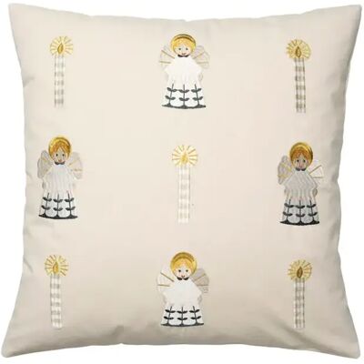Broste Copenhagen Fairy Tale Putetrekk Gull/offwhite 50x50 Cm Broste Copenhagen Fairy Tale Putetrekk Gull/offwhite 50x50 Cm