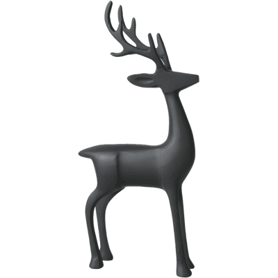 Villeroy & Boch Christmas Chic Figur Hjort Sort Stor Villeroy & Boch Christmas Chic Figur Hjort Sort Stor