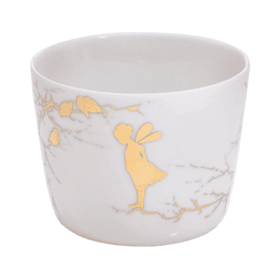 Wik & Walsøe Alv Gull Liten Bolle/lyslykt 9 Cm Wik & Walsøe Alv Gull Liten Bolle/lyslykt 9 Cm