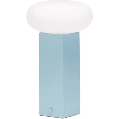 Hübsch Low Bærbar Lampe Blå Hübsch Low Bærbar Lampe Blå