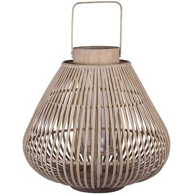Broste Copenhagen Lantern "Sahara" Bambus Stor Broste Copenhagen Lantern "Sahara" Bambus Stor