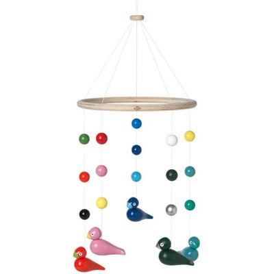 Kay Bojesen Baby Mobill - Flerfarget - 47cm - Sikkert Oppheng - Baby Gave Kay Bojesen Baby Mobill - Flerfarget - 47cm - Sikkert Oppheng - Baby Gave