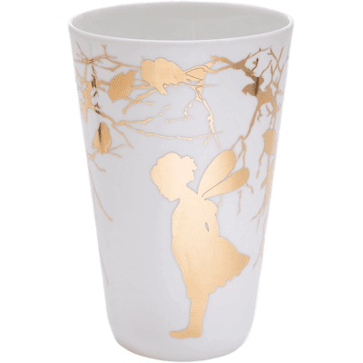 Wik & Walsøe Alv Gull Stor Vase 26 Cm Wik & Walsøe Alv Gull Stor Vase 26 Cm
