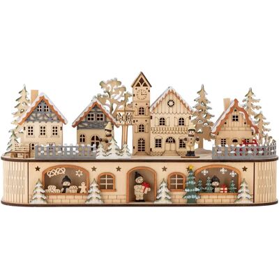 Bloomingville Norwich Juleby Med Led-Lys Bloomingville Norwich Juleby Med Led-Lys