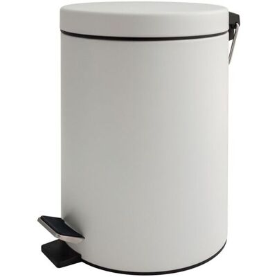 Turiform Urban Pedalbøtte Hvit 5 Liter Turiform Urban Pedalbøtte Hvit 5 Liter