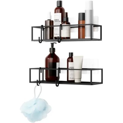 Umbra Cubiko Dusjhylle 2-Pk Sort Umbra Cubiko Dusjhylle 2-Pk Sort