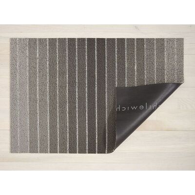 Chilewich Dørmatte Block Stripe Taupe Stor Chilewich Dørmatte Block Stripe Taupe Stor
