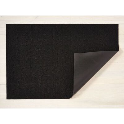 Chilewich Dørmatte Solid Black Stor Chilewich Dørmatte Solid Black Stor