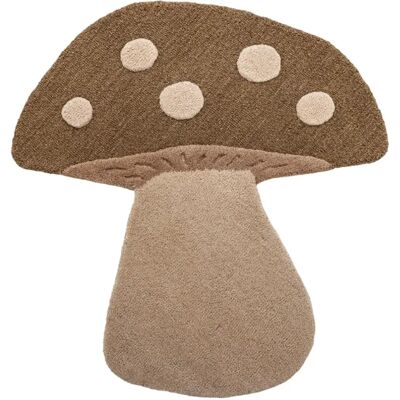 Bloomingville Mini Mushroom Ullteppe Brun Bloomingville Mini Mushroom Ullteppe Brun