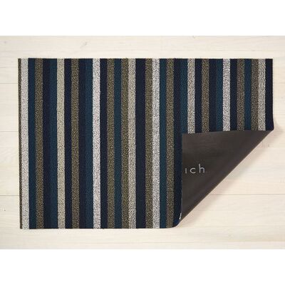 Chilewich Dørmatte Even Stripe Marine Stor Chilewich Dørmatte Even Stripe Marine Stor