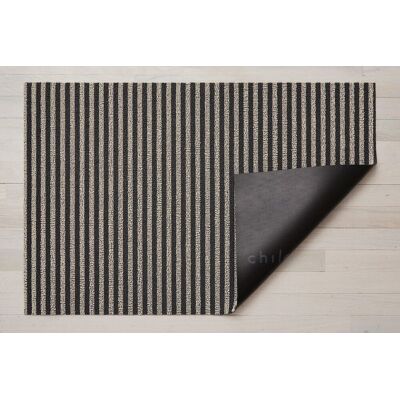 Chilewich Dørmatte Breton Stripe Gravel 46x71 Cm Chilewich Dørmatte Breton Stripe Gravel 46x71 Cm