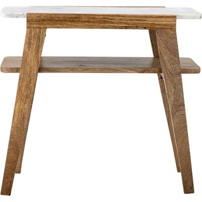 Bloomingville Livi Sidebord Natur Marmor Bloomingville Livi Sidebord Natur Marmor