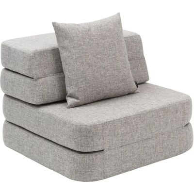 By KlipKlap 3 Fold Sofa Single Soft 70 Cm Multigrå By KlipKlap 3 Fold Sofa Single Soft 70 Cm Multigrå