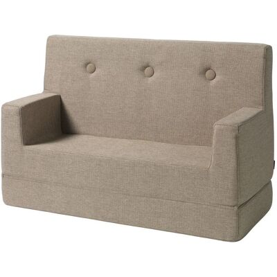 By KlipKlap Kids Barnesofa 100 Cm Sand By KlipKlap Kids Barnesofa 100 Cm Sand