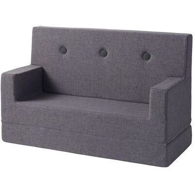 By KlipKlap Kids Barnesofa 100 Cm Blågrå By KlipKlap Kids Barnesofa 100 Cm Blågrå