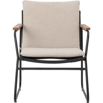 Bloomingville Hampton Loungestol Sort Bloomingville Hampton Loungestol Sort