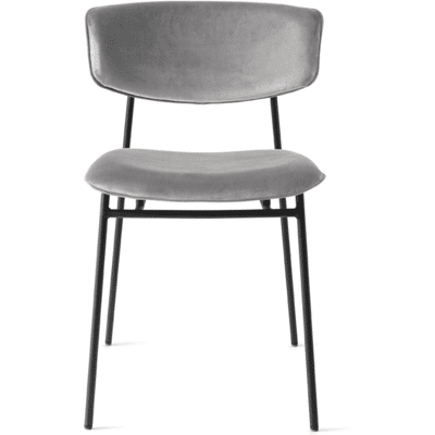 Calligaris Fifties Stol Matt Svart / Askegrå Calligaris Fifties Stol Matt Svart / Askegrå
