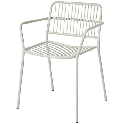 Broste Copenhagen Eden Stol - Minimalistisk stålstol Beige Grå Broste Copenhagen Eden Stol - Minimalistisk stålstol Beige Grå