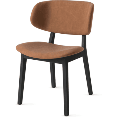 Calligaris Claire Stol Matt Svart Ask / Tobakk Calligaris Claire Stol Matt Svart Ask / Tobakk